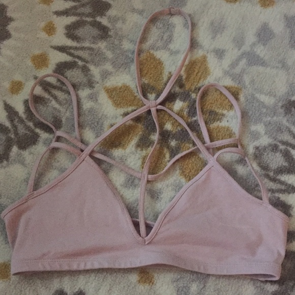 Express One Eleven Strappy Front Choker Bralette - Picture 3 of 4